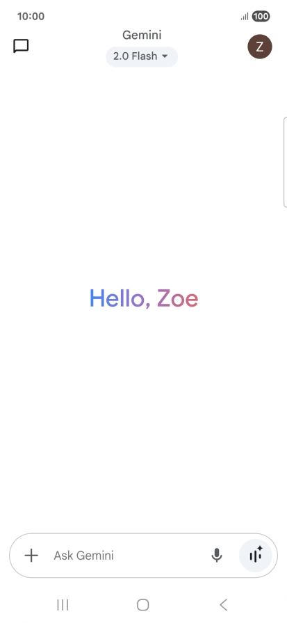 Press the profile icon. Press the profile icon.