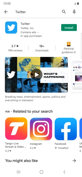 Press Twitter.