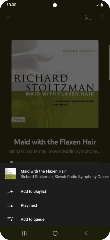 Press Add to playlist. Press Add to playlist.