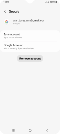 Press Sync account. Press Sync account.