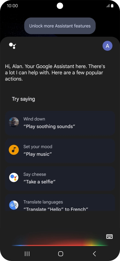 Wait, until this screen is displayed.