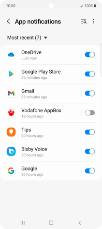 Press the drop down list. Press the drop down list.