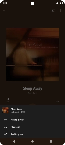 Press Add to playlist. Press Add to playlist.