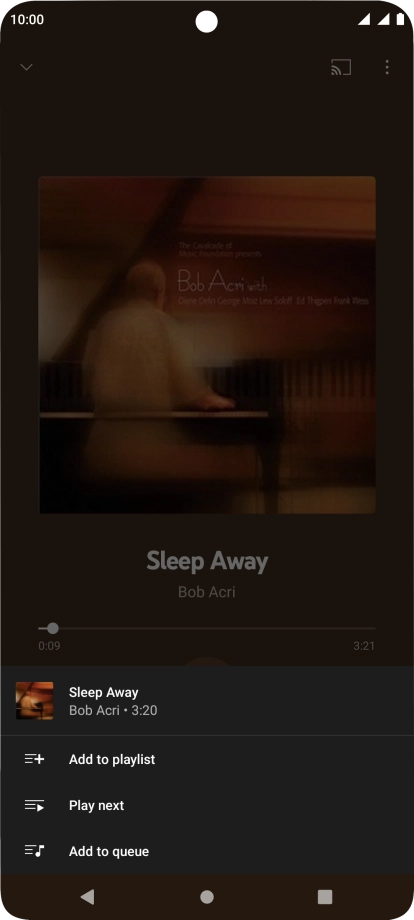 Press Add to playlist. Press Add to playlist.