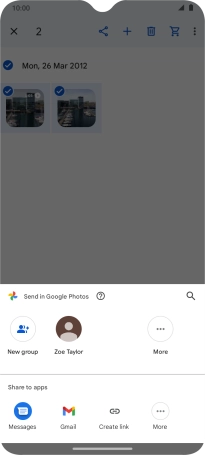 Press More.