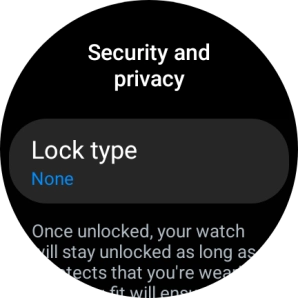 Press Lock type. Press Lock type.