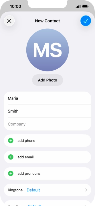 Press add phone.