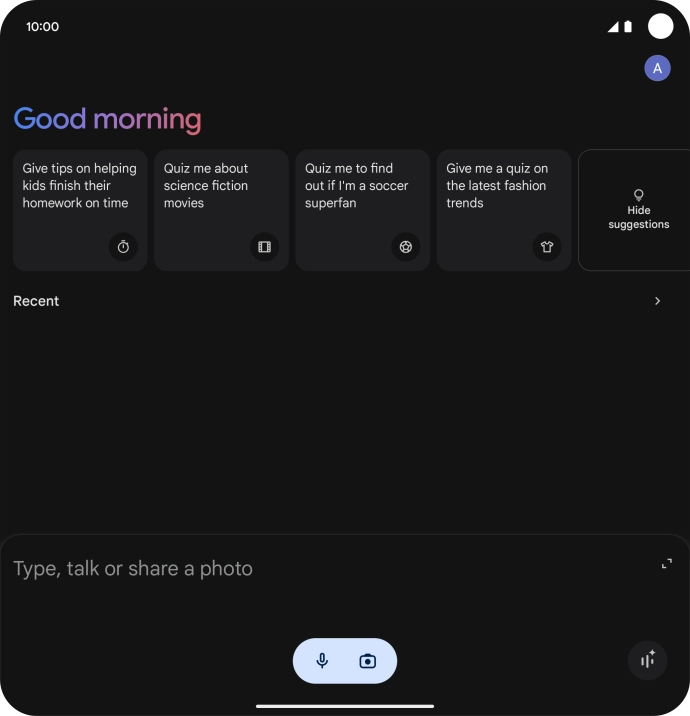 More examples of voice control commands from Gemini are now displayed.