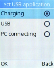 Select USB. Select USB.