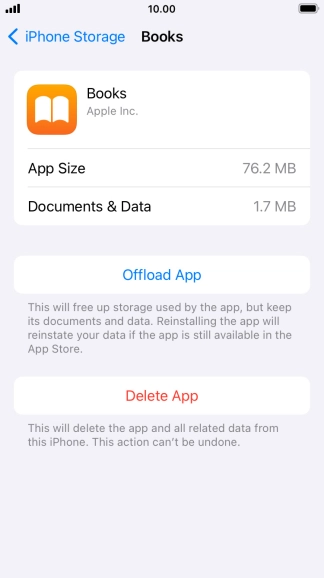 Press Offload App.