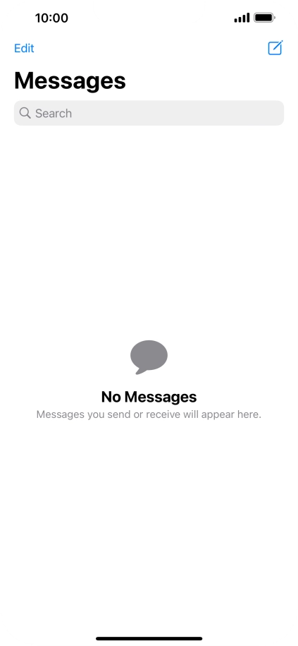 Press the new message icon.