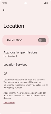 Press the indicator next to Press the indicator next to