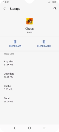 Press CLEAR CACHE.