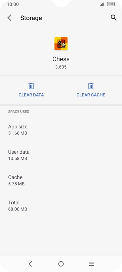 Press CLEAR CACHE.