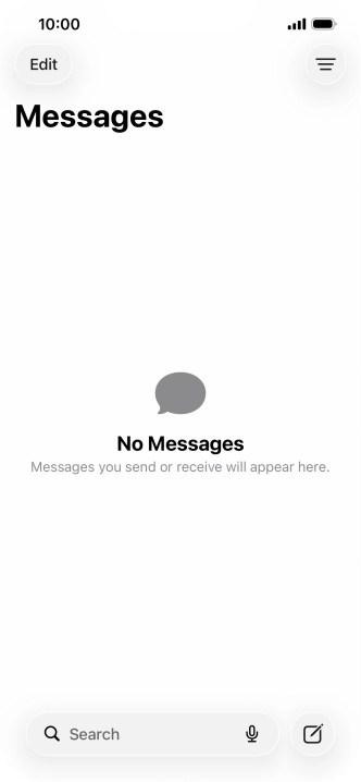Press the new message icon.