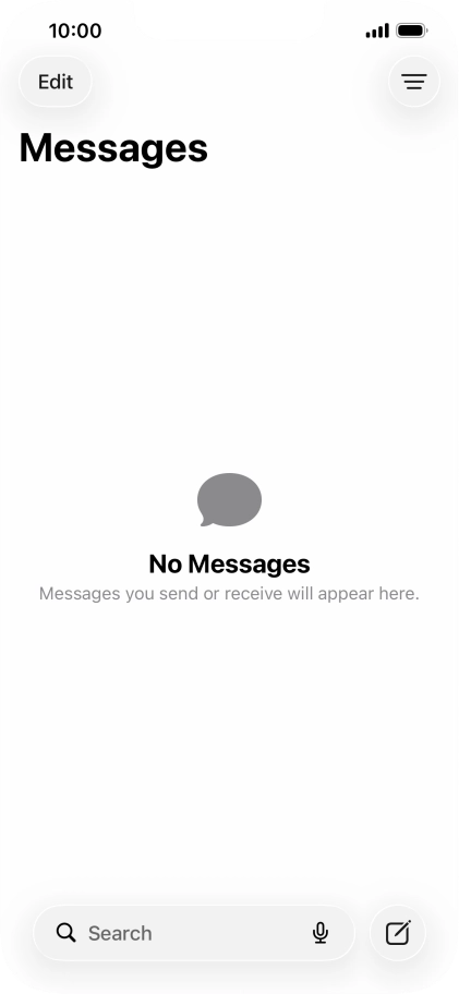 Press the new message icon.