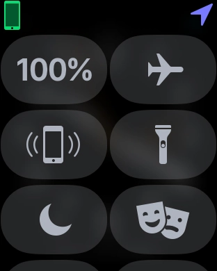 Press the battery percentage.
