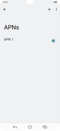 Press the add icon. Press the add icon.