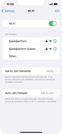 Press the required Wi-Fi network and key in the password for the Wi-Fi network. Press the required Wi-Fi network and key in the password for the Wi-Fi network.