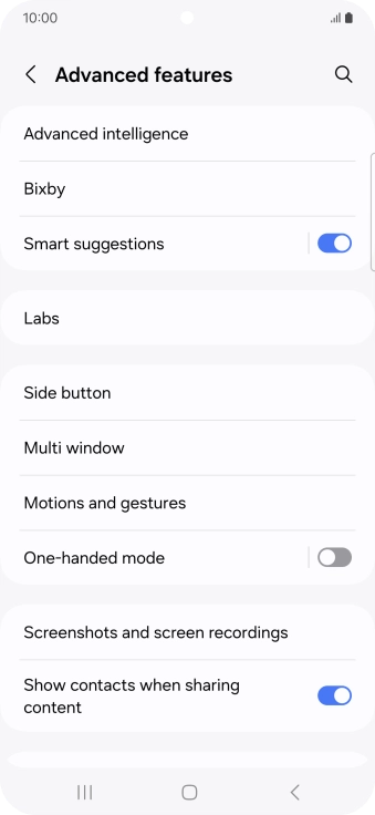Press Bixby.
