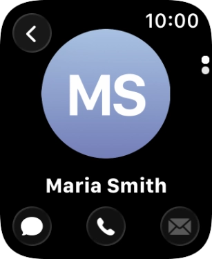 Press the call icon. Press the call icon.