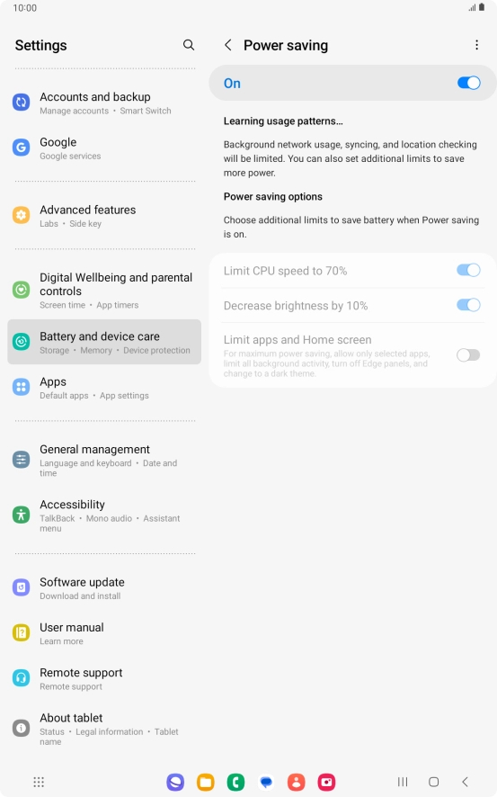 Press the Home key to return to the home screen. Press the Home key to return to the home screen.