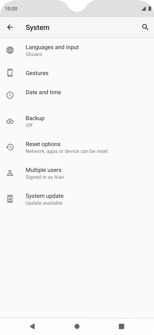 Press System update. If a new software version is available, it's displayed. Follow the instructions on the screen to update the phone software. Press System update. If a new software version is available, it's displayed. Follow the instructions on the screen to update the phone software.