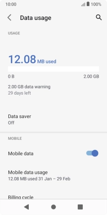 Press Data saver. Press Data saver.