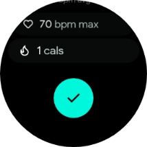 Press the confirm icon. Press the confirm icon.