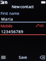 Press the Navigation key. Press the Navigation key.