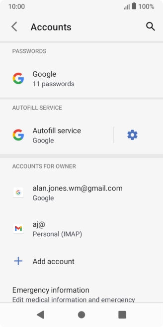 Press the Home key to return to the home screen.