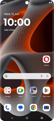 When the battery charging icon is displayed, the battery is charging.