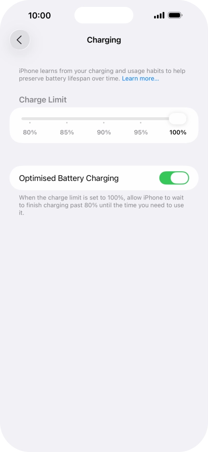 Press the indicator next to Press the indicator next to