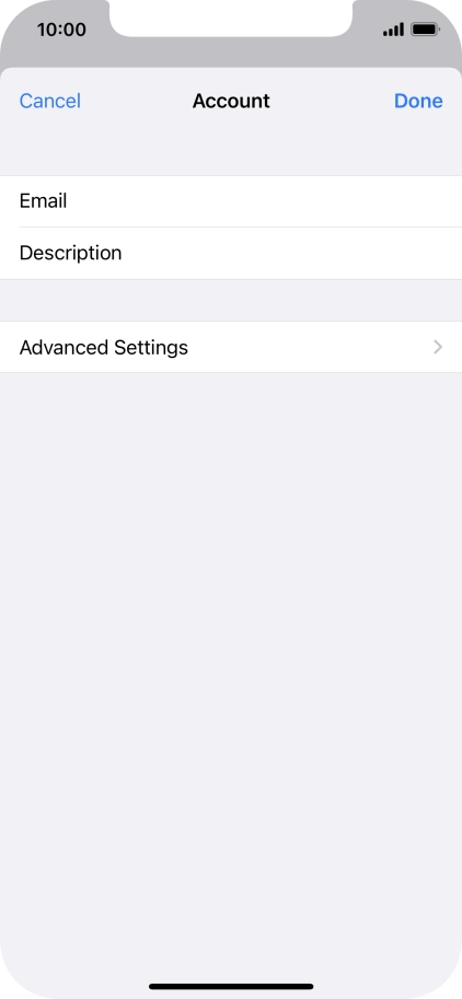 Press Advanced Settings. Press Advanced Settings.