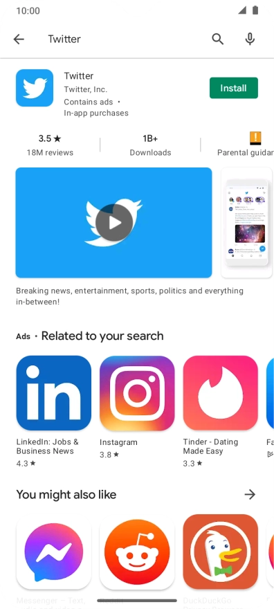 Press Twitter.