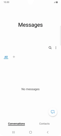 Press the menu icon. Press the menu icon.