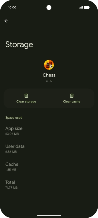 Press Clear cache. Press Clear cache.