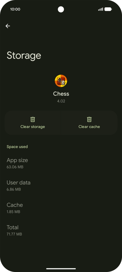 Press Clear cache. Press Clear cache.