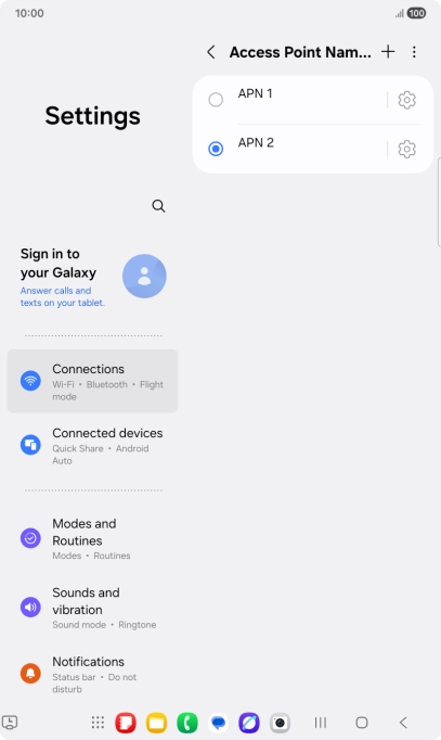 Press the Home key to return to the home screen.