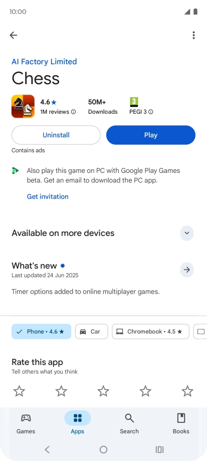 Press Uninstall. Press Uninstall.