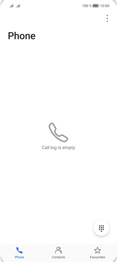 Press the menu icon. Press the menu icon.