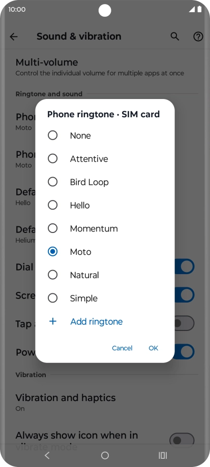Press the required ring tones to hear them. Press the required ring tones to hear them.