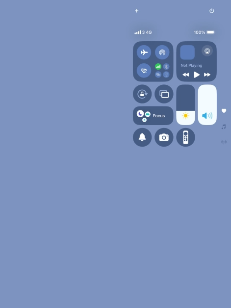 Press the add icon. Press the add icon.