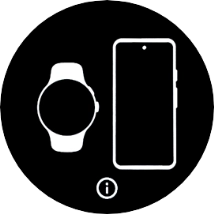 Press the information icon.