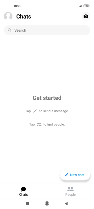 Press New chat.
