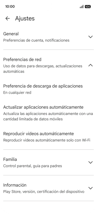 Pulsa Actualizar aplicaciones automáticamente. Pulsa Actualizar aplicaciones automáticamente.