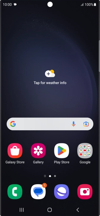 The text/picture message icon shows that you've received a new text or picture message.
