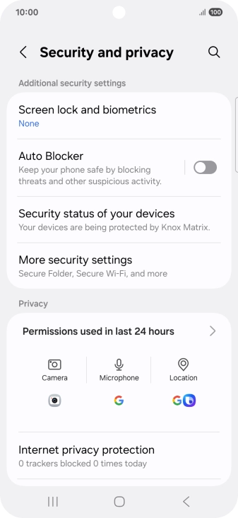 Press Permissions used in last 24 hours. Press Permissions used in last 24 hours.