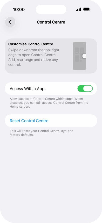 Press the indicator next to Press the indicator next to