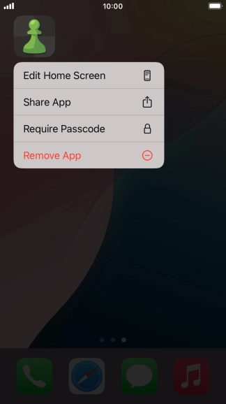 Press Require Passcode. Press Require Passcode.